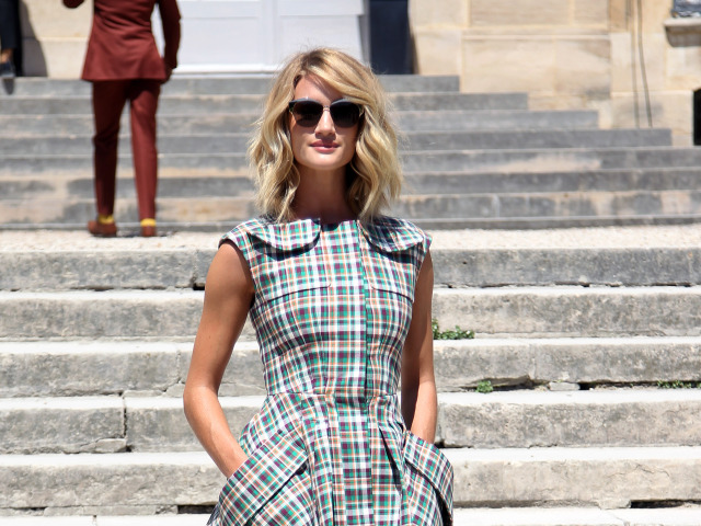 Christian Dior - couture - Paríž - jeseň-zima 2015 - Rosie Huntington-Whiteley
