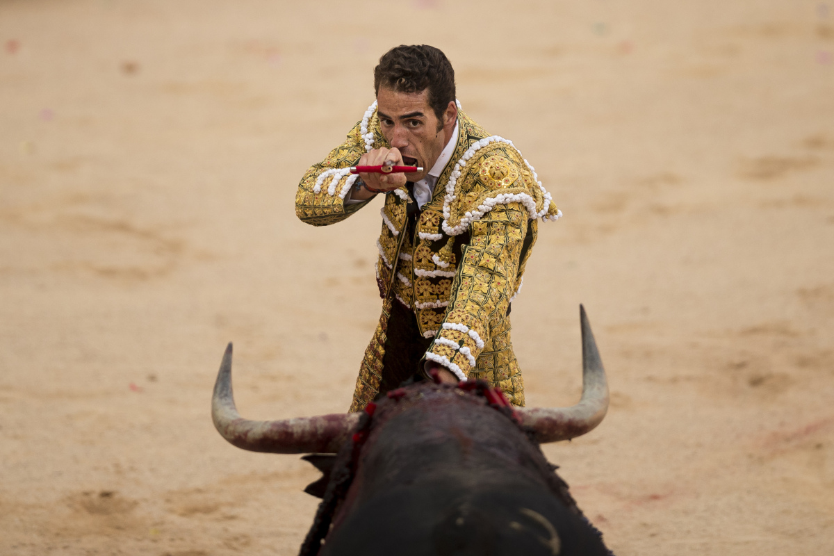 Pamplona, Fermin, fiesta, býky, španielsko, beh, toreádor,