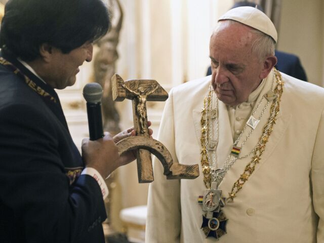 Bolívia, pápež František, Evo Morales