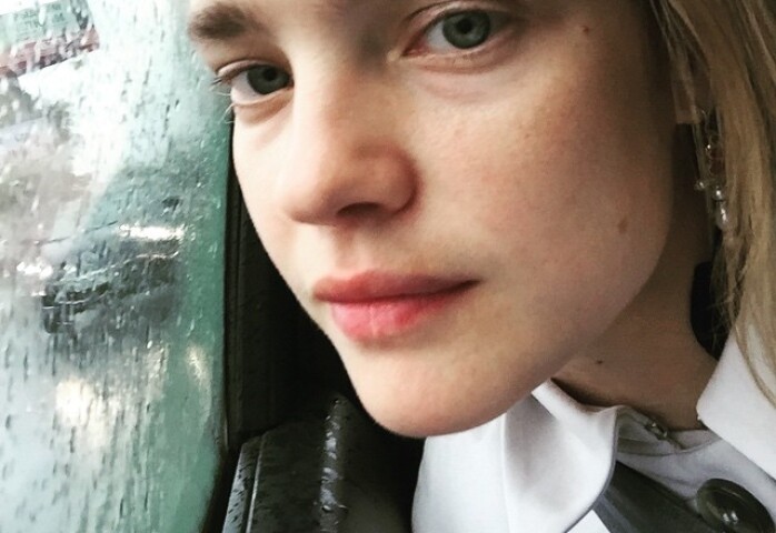 Topmodelka Natalia Vodianova bez mejkapu.