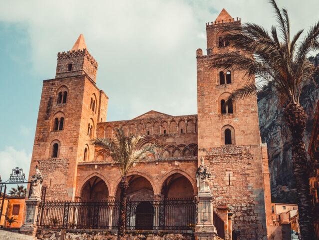 Palermo a katedrály Cefalù a Monreale, Sicília, Taliansko, UNESCO, kostol, chrám,