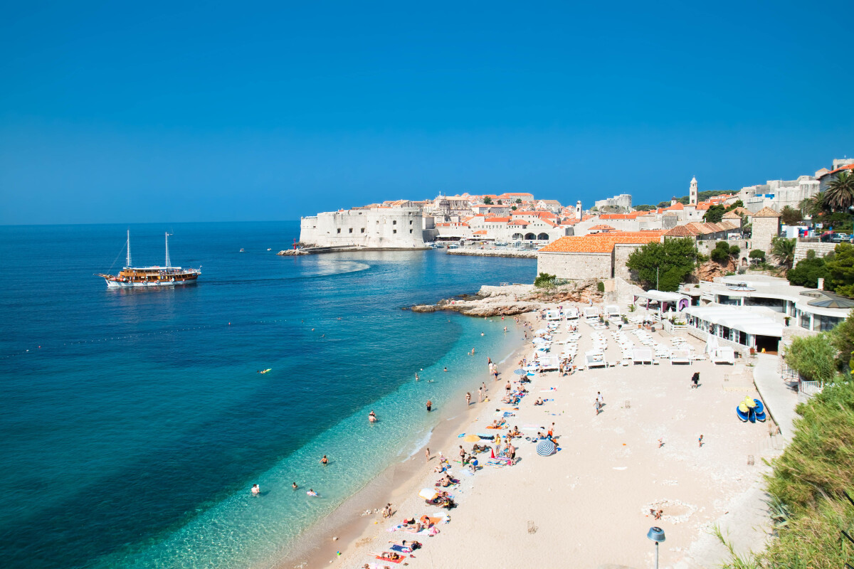 chorvátsko, dubrovník, leto, pláž, more
