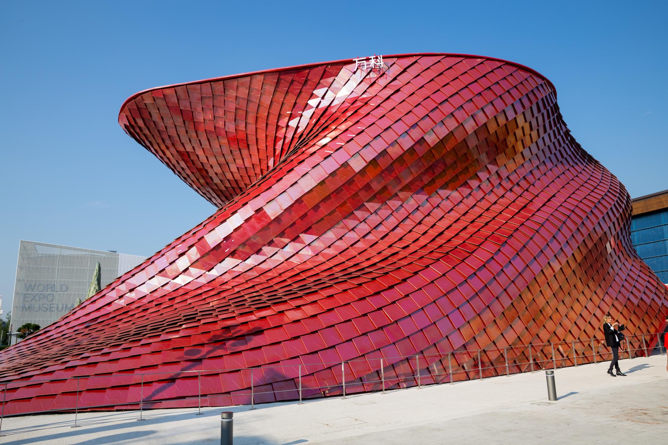 Pavilón spoločnosti Vanke, najväčšieho developera v Číne.