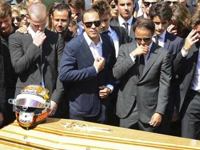 Felipe Massa, pohreb Julesa Bianchiho