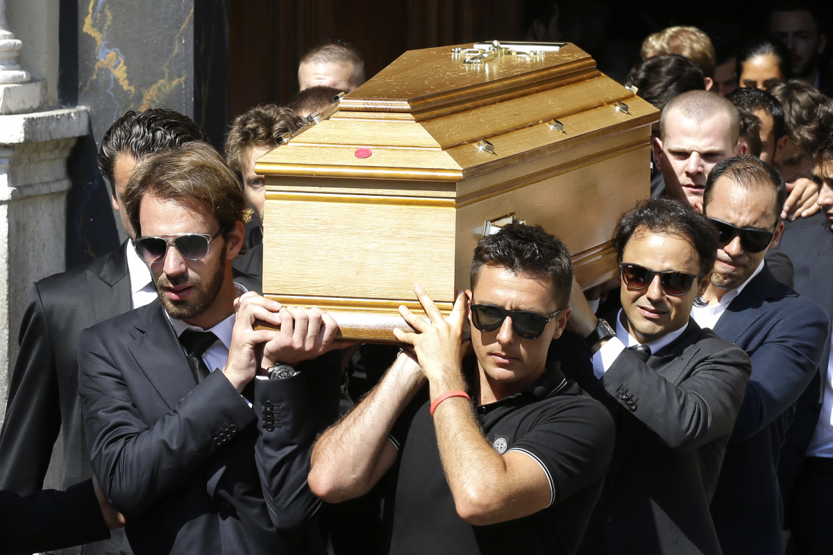 Jean Eric Vergne, Pastor Maldonado, Felipe Massa, pohreb Julesa Bianchiho