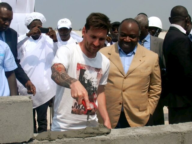 Lionel Messi, Ali Bongo