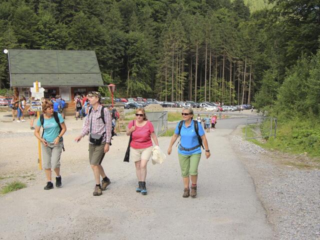 Vrátna dolina, turisti,