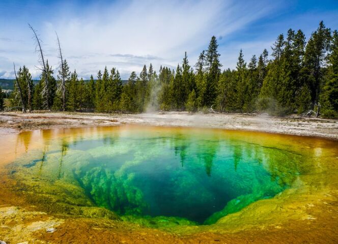 Jazierko Morning Glory, Wyoming, USA