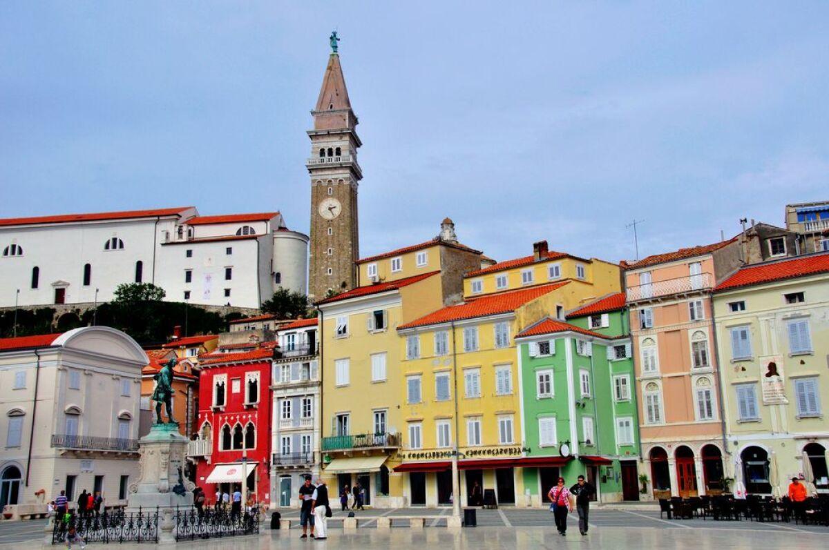 Piran, Slovinsko,