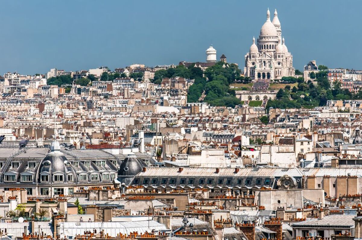Montmartre, Sacre Coeur, Francúzsko