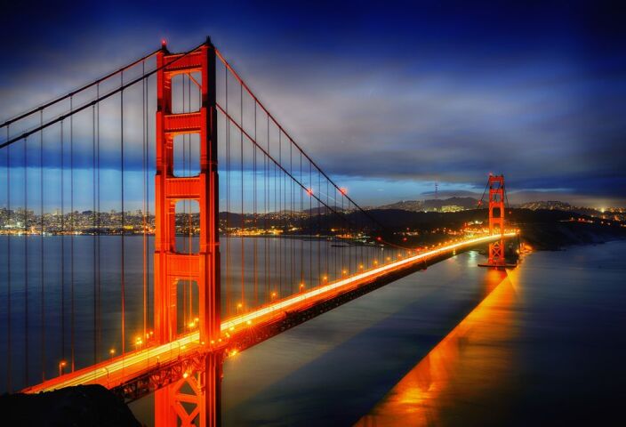 Golden gate bridge, most, San Francisco,