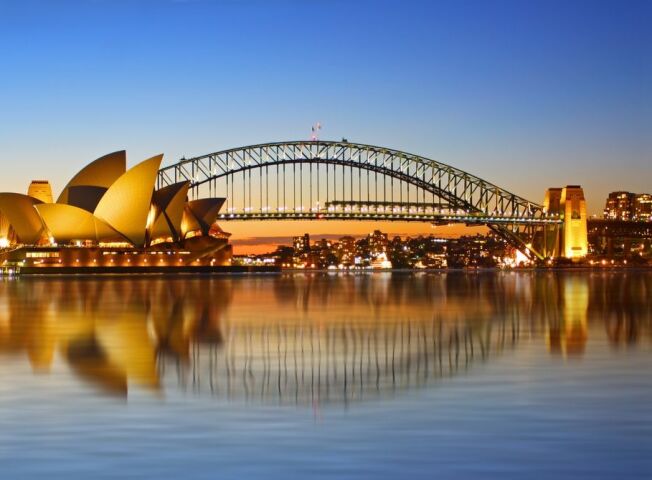 Sydney Harbour Bridge, most, Austrália