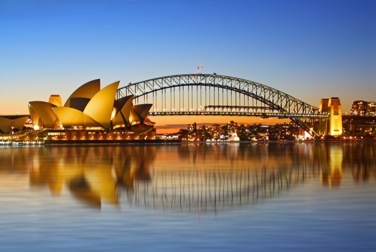 Sydney Harbour Bridge, most, Austrália