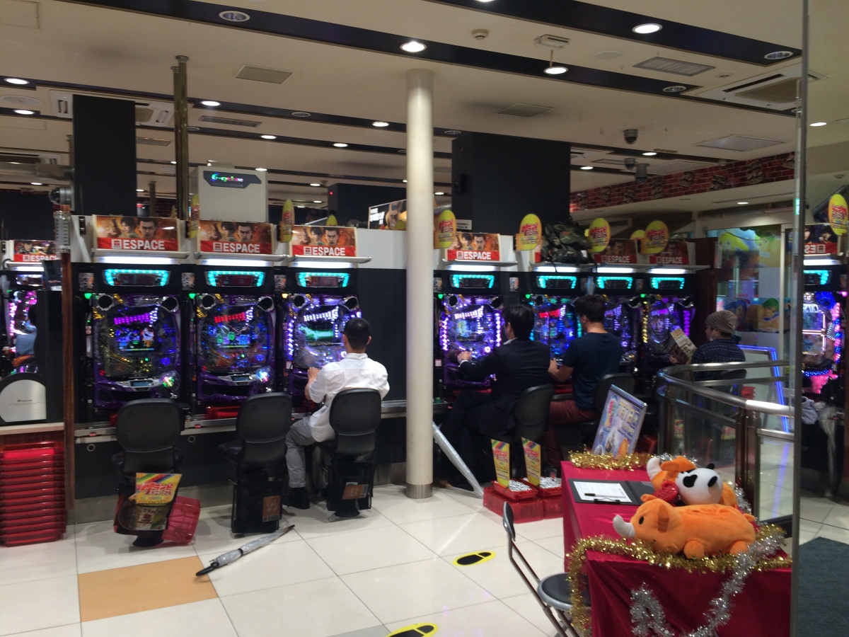 Pachinko, Japonsko, herne