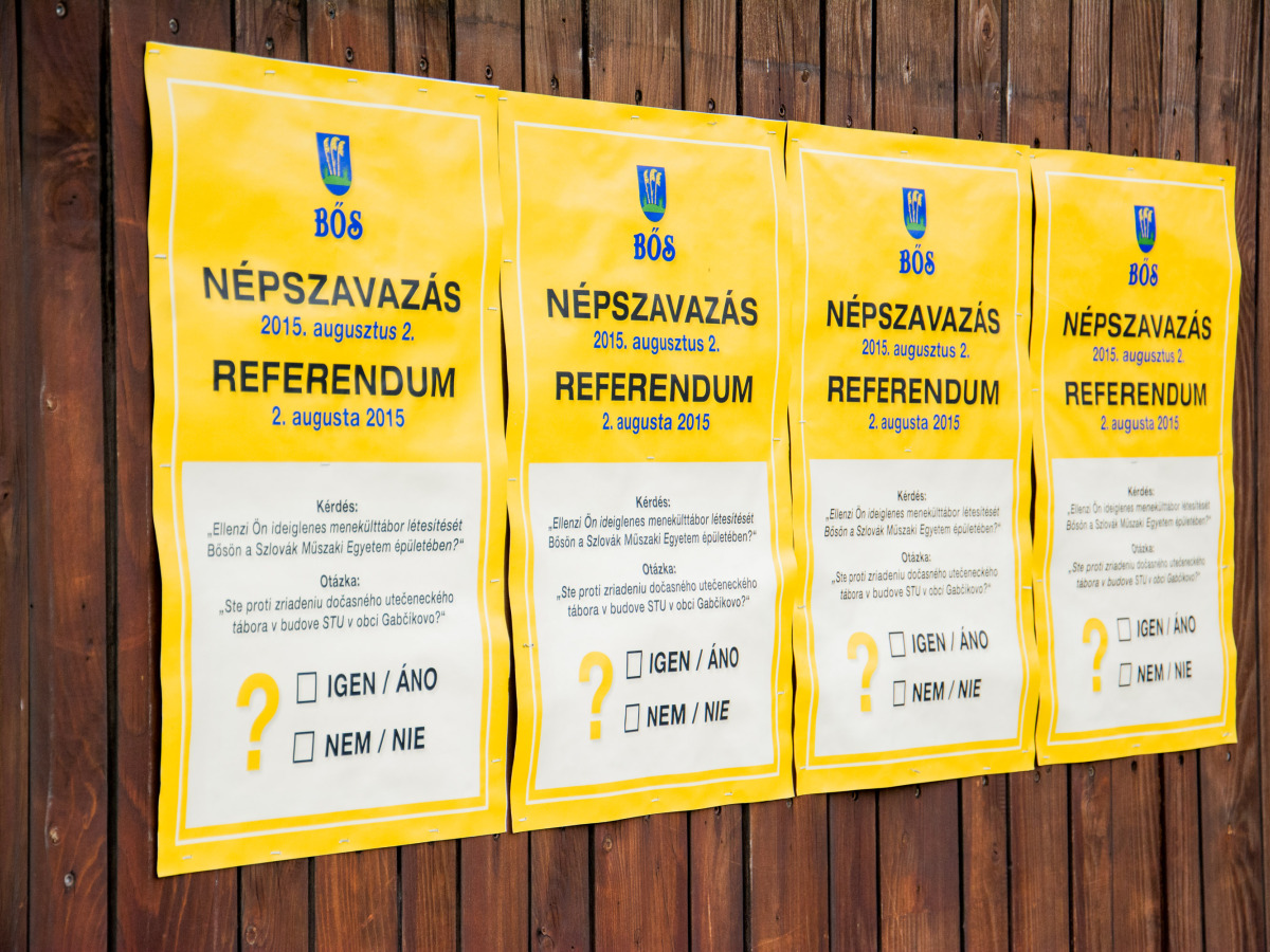 referendum, Gabčíkovo