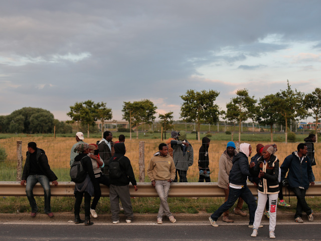 utečenci, Calais