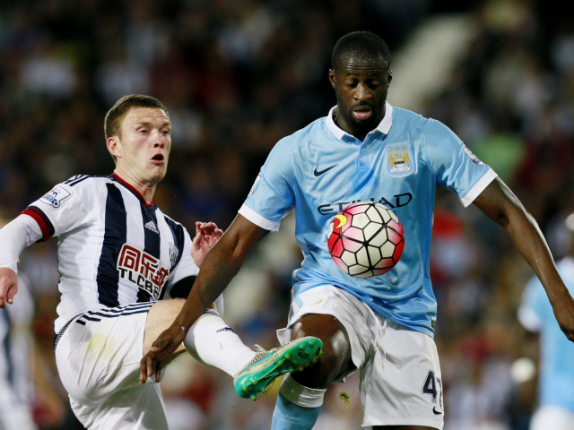 Yaya Touré, Manchester City, Craig Gardner, West Bromwich