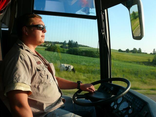 autobusár, šofér, autobus, SAD