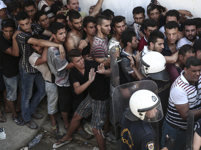 migranti, polícia, Kos