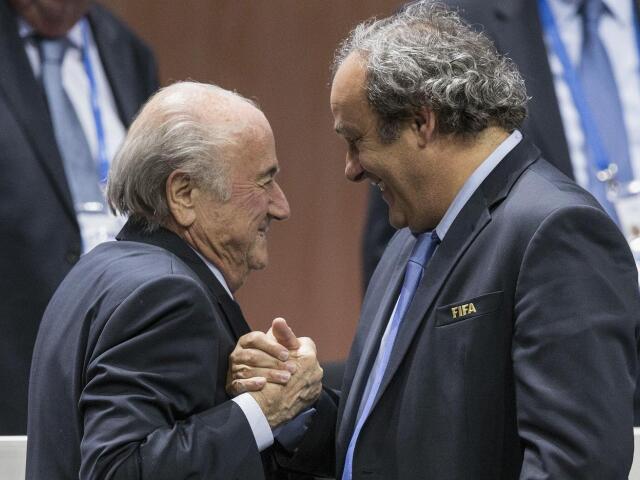 Michel Platini, Sepp Blatter