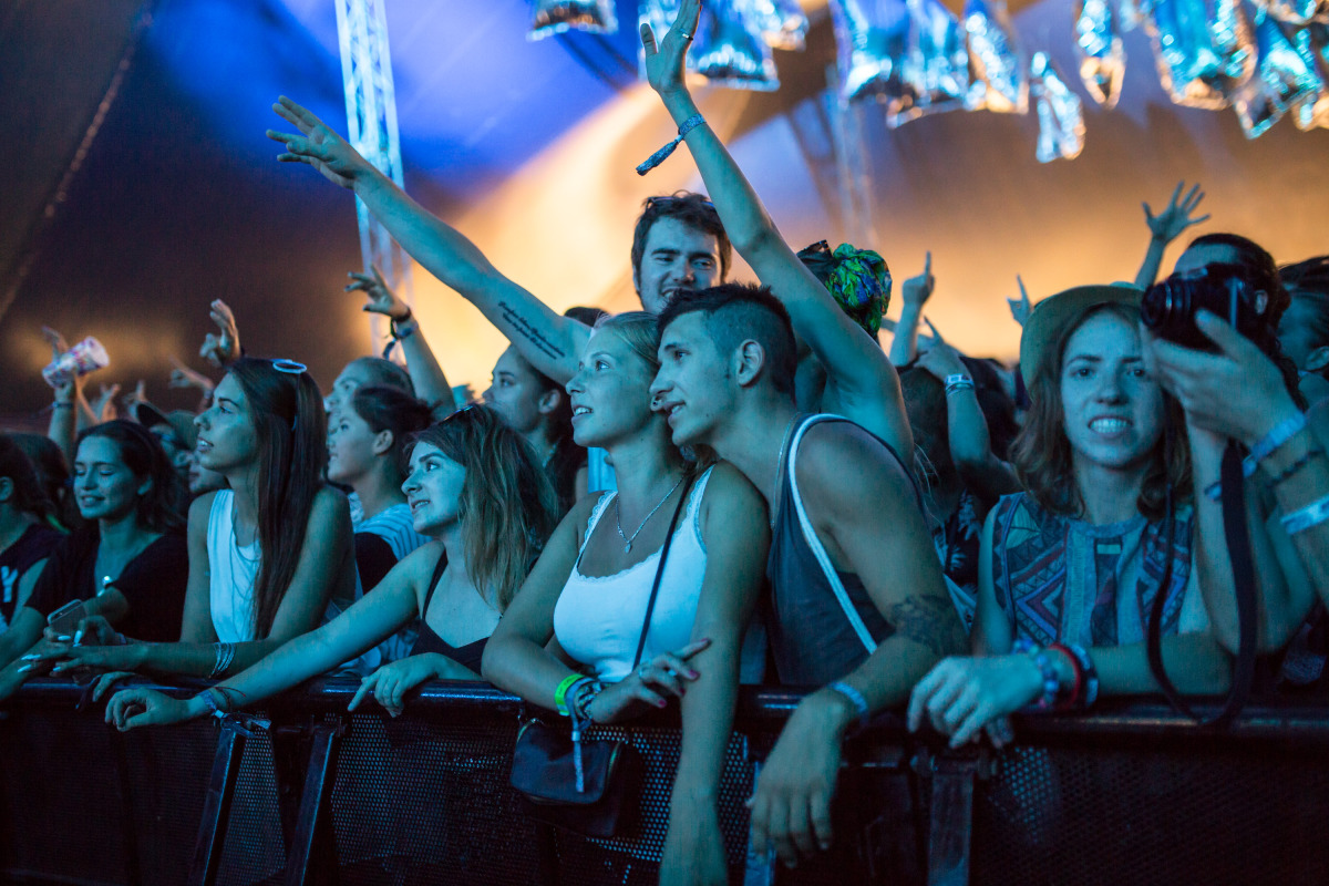 Atmosféra počas druhého dňa festivalu Grape 2015.