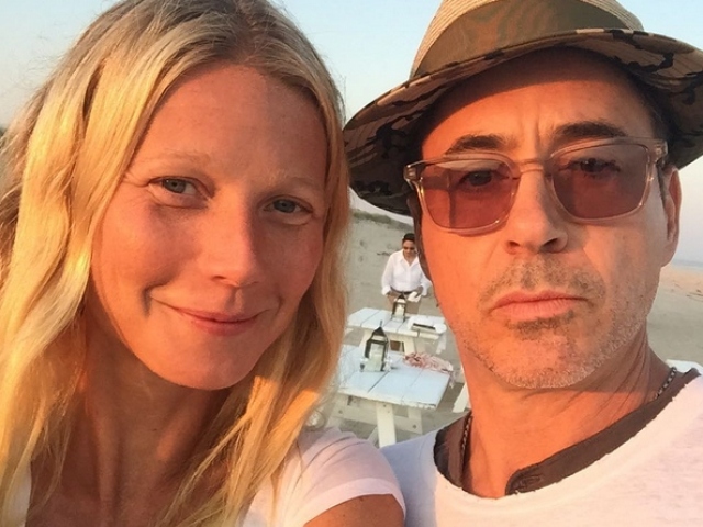 Herečka Gwyneth Paltrow a herec Robert Downey Jr. 