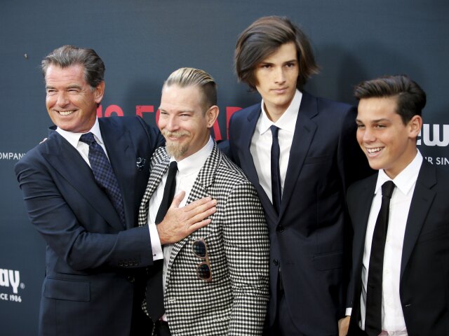 Pierce Brosnan, Sean Brosnan, Dylan Brosnan a Paris Brosnan.