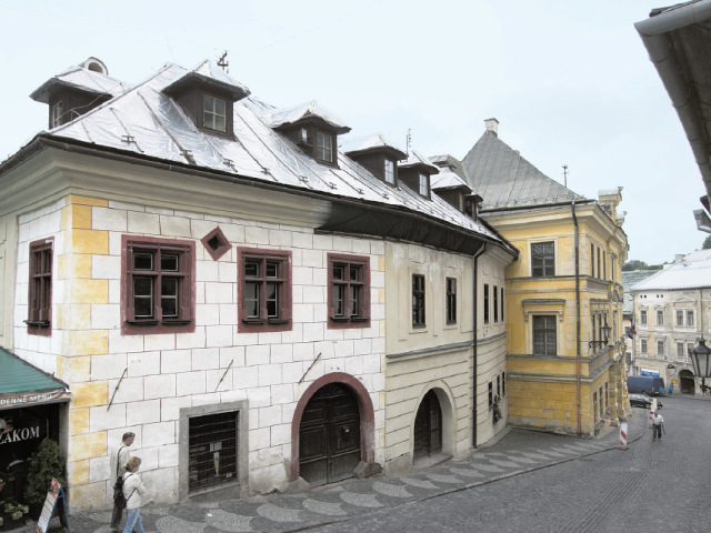 Rodný dom Maríny Pischlovej v Banskej Štiavnici.