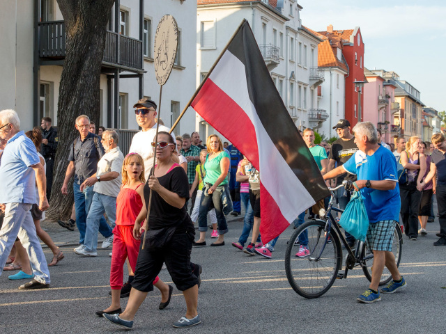 Nemecko, utečenci, protest, Heidenau