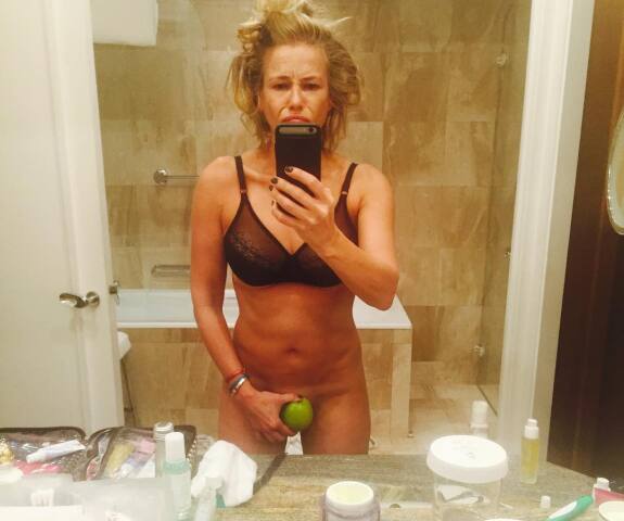 Moderátorka Chelsea Handler na Instagrame. 