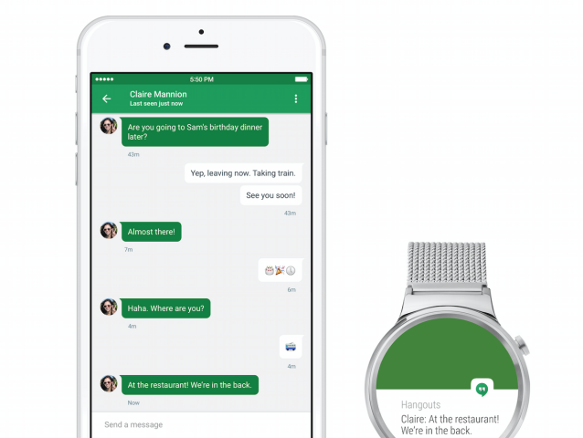 Android Wear, iOS, Google