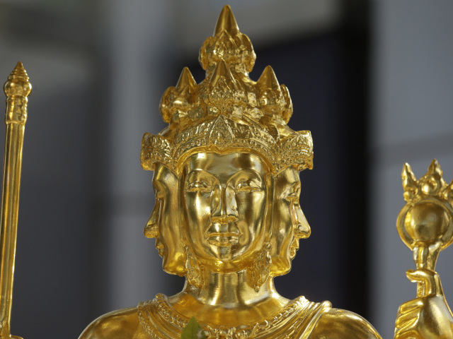 Thajsko, budhistická socha, Bangkok