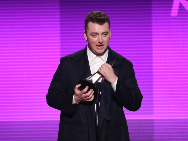 Spevák Sam Smith v novembri 2014.
