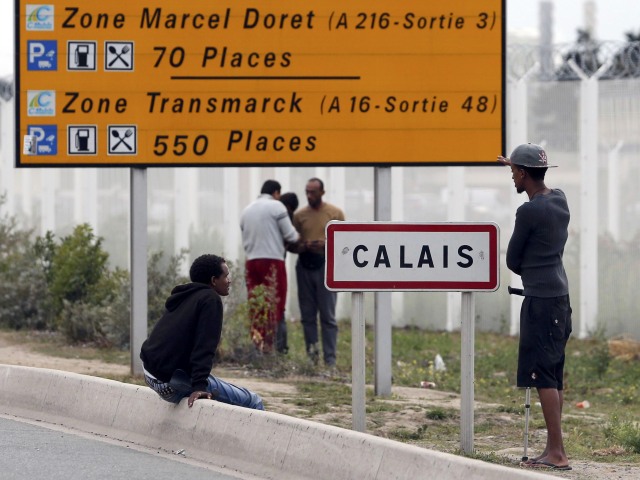 utečenci, Calais