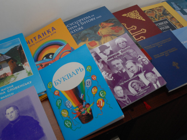 rusínska literatúra, rusínčina, knihy