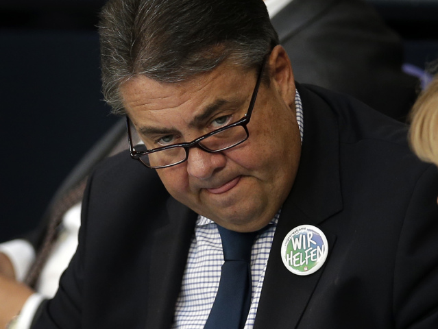 Nemecko, nemecký vicekancelár a minister hospodárstva Sigmar Gabriel