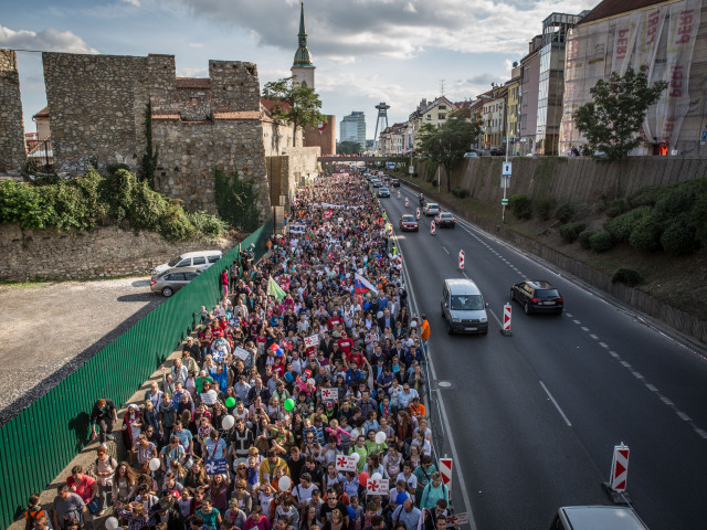Bratislava, pochod za život,