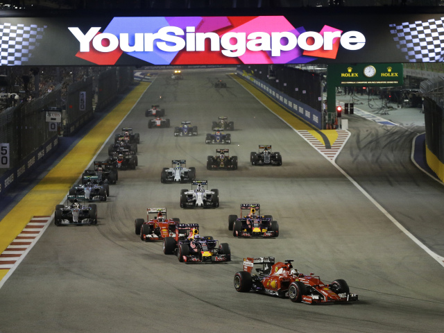 singapur, sebastian vettel, ferrari,