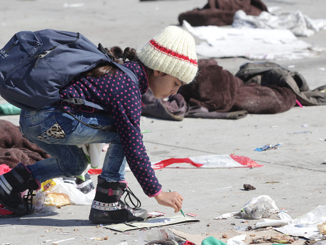 utečenci, migranti, Nickelsdorf