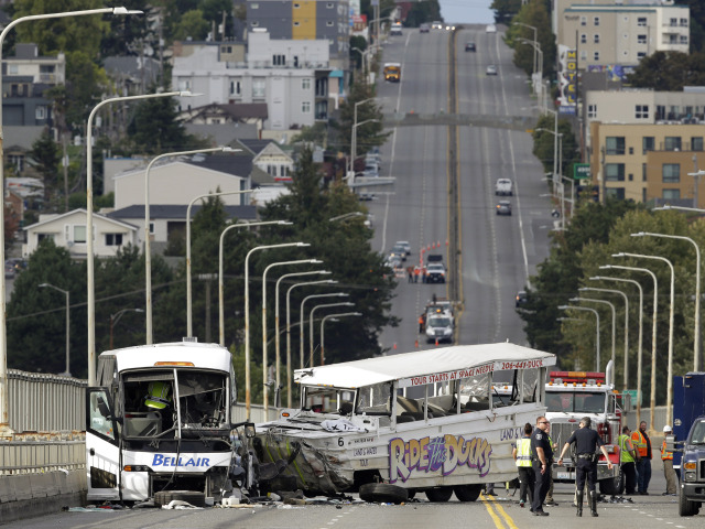 Seattle, autobus, nehoda
