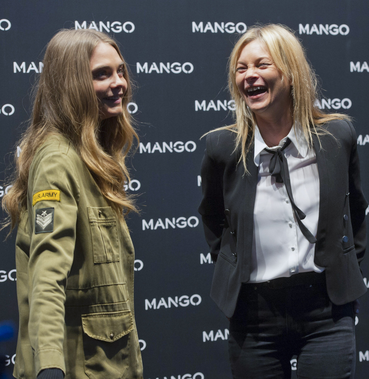 Cara Delevingne (vľavo) a Kate Moss