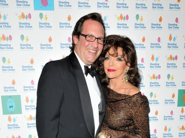 Percy Gibson a jeho manželka Joan Collins