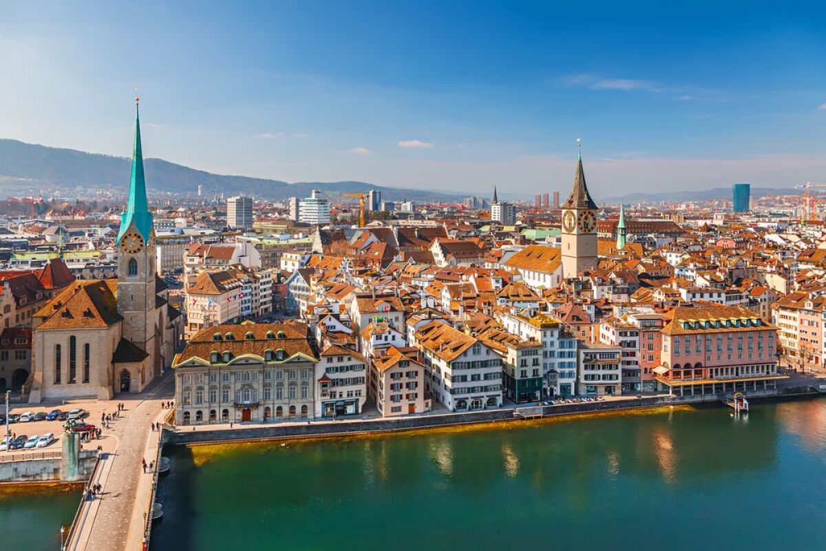 Zurich, Švajčiarsko, Zürich, mesto, rieka,