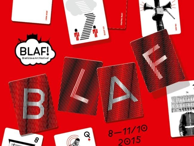 Veselé plagáty pozývajú do bratislavských galérii na bohatý festivalový program. BLAF