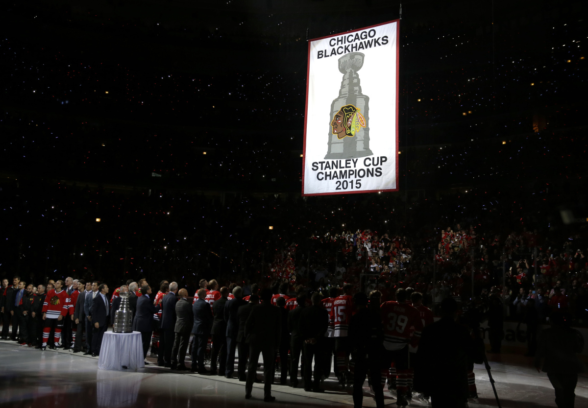 Chicago Blackhawks, ceremoniál, banner