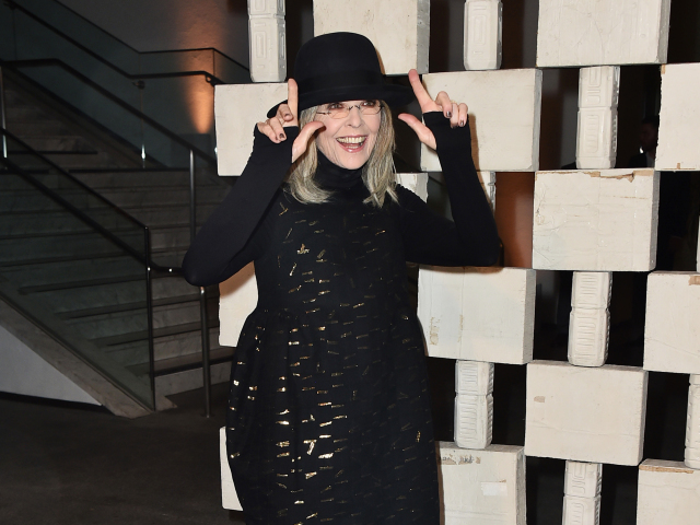 Herečka Diane Keaton.