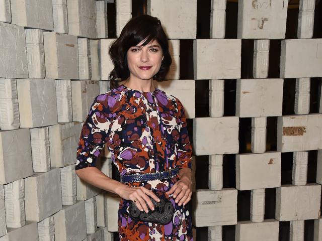 Herečka Selma Blair na výročnom Gala in the Garden.