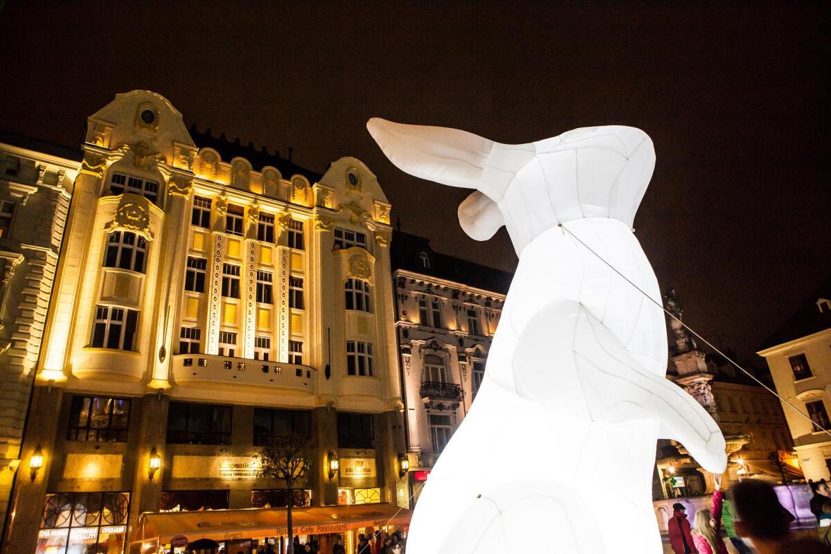 kultura, biela noc, hlavne namestie