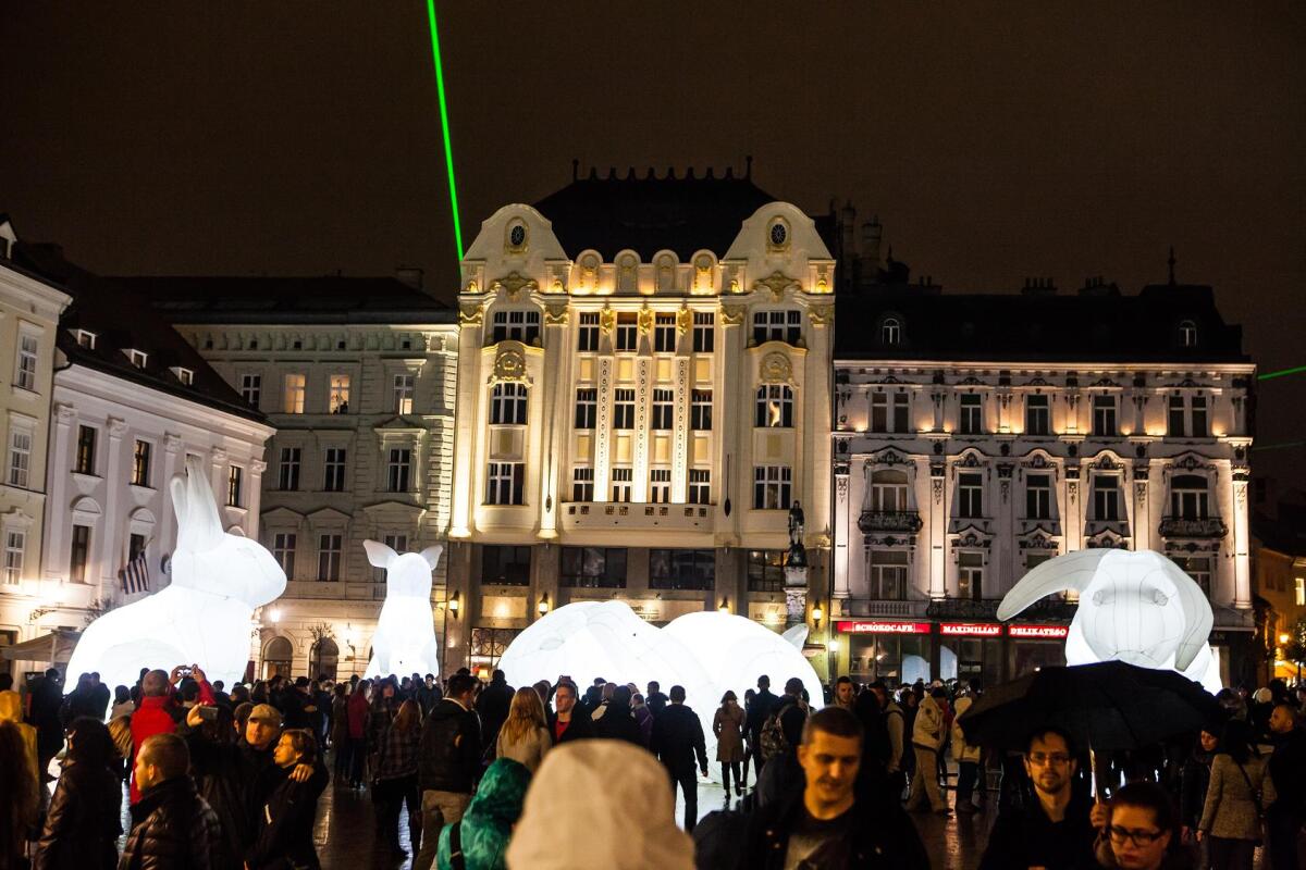 kultura, biela noc, hlavne namestie