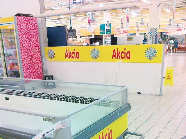 Carrefour, reťazec, košík